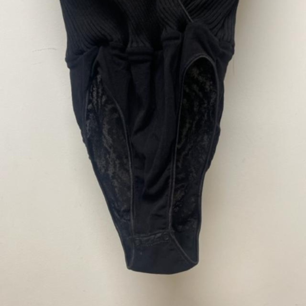COSABELLA Black Ribbed Bodysuit - Picture 5 of 10